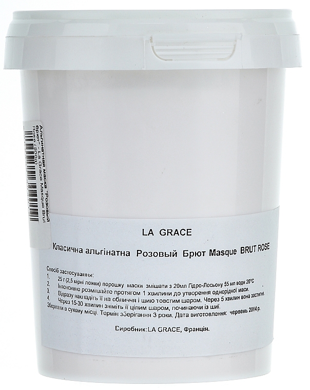 Alginate Mask 'Rose Brut' - La Grace Masque Brut Rose — photo N10