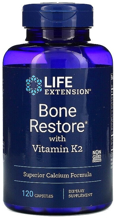 Bone Restore with Vitamin K2 Dietary Supplement - Life Extension Bone Restore With Vitamin K2 — photo N5