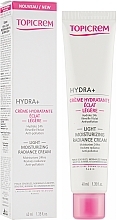 Lightweight Moisturizing Radiance Cream - Topicrem Hydra + Light Moisturizing Radiance Cream — photo N2