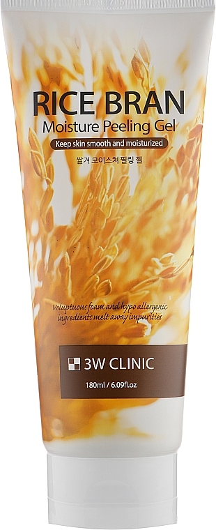 Face Peeling Gel with Brown Rice - 3w Clinic Moisture Peeling Gel-Rice Bran — photo N1