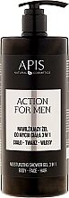 3-in-1 Moisturizing Shower Gel - APIS Professional Action For Men — photo N3