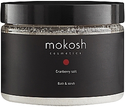Fragrances, Perfumes, Cosmetics Bath Salt "Cranberry" - Mokosh Cosmetics Cranberry Salt