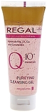 Fragrances, Perfumes, Cosmetics Face Cleansing Gel for Dry & Sensitive Skin "Q10 + Minerals" - Regal Q10 + Minerals Purifyng Cleansing Gel