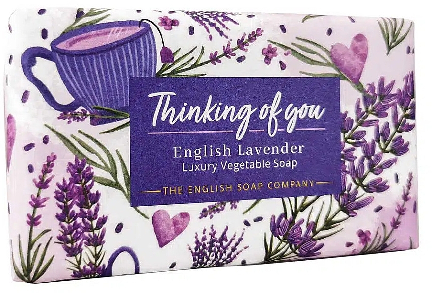 Soap "Thinking of You" - The English Soap Company Occasions Collection English Lavender Thinking Of You Soap — photo N4