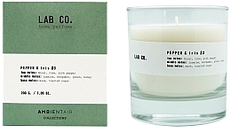 Scented Candle - Ambientair Lab Co. Pepper & Iris — photo N3