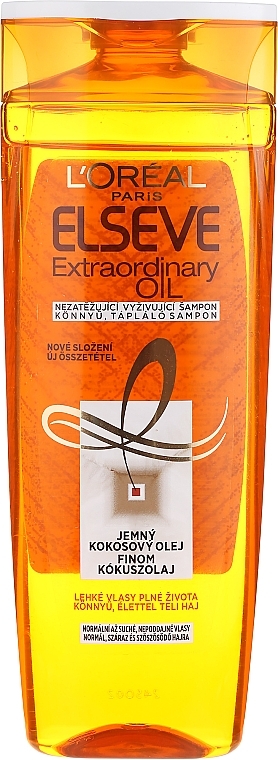 Nourishing Shampoo for Normal & Dry Hair - L'Oreal Paris Elseve Extraordinary Oil Coconut Shampoo — photo N3