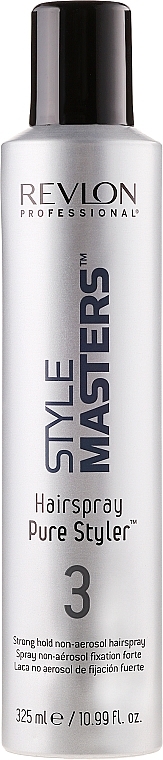 Hair Spray Strong Hold - Revlon Professional Style Masters Hairspray Pure Styler 3 — photo N1