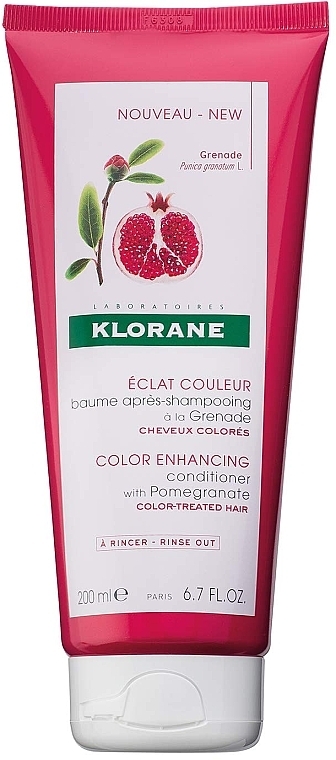 Hair Conditioner - Klorane Color Enhancing Conditioner With Pomegranate — photo N3