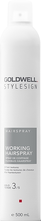 Medium Hold Glitter Hair Spray - Goldwell Stylesign Working Hairspray — photo N2