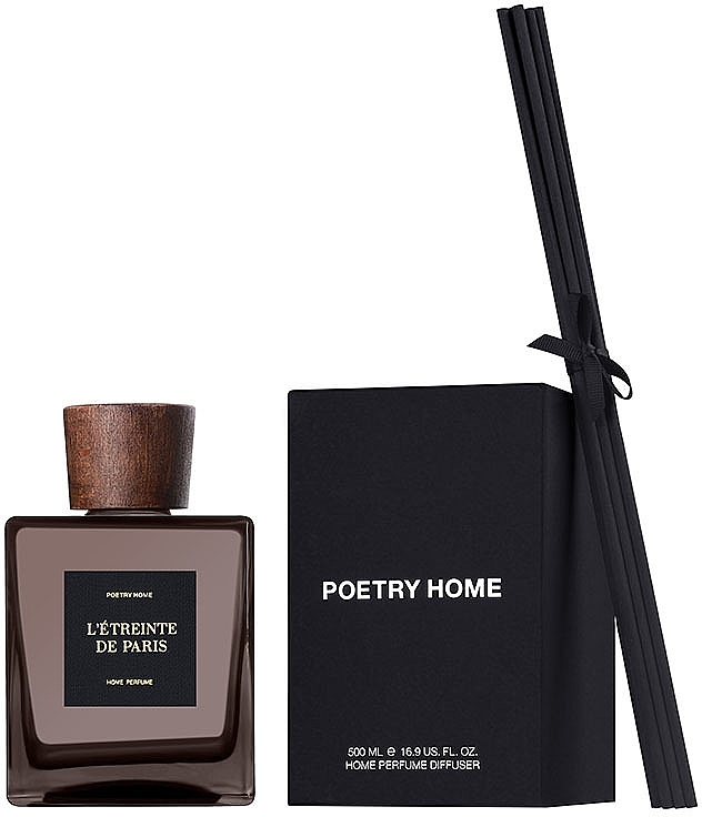 Poetry Home L’etreinte De Paris Black Square Collection - Perfumed Reed Diffuser — photo N53