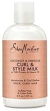 ヘア　ローション - Shea Moisture Coco & Hibiscus Style Milk — photo N2