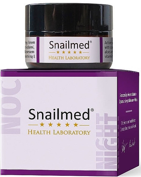 Hydrating & Regenerating Face Night Cream - Snailmed Health Laboratory — photo N1