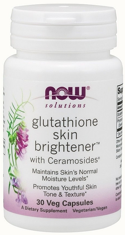 Glutathione Skin Brightener - NOW Foods Solutions Glutathione Skin Brightene — photo N1