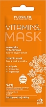 Fragrances, Perfumes, Cosmetics Vitamin Mask for Face, Neck and Décolleté - Floslek Vitamins Mask