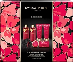 Set, 7 products - Baylis & Harding Boudoire Luxury Keepsake Bathing Treat Box Gift Set — photo N1