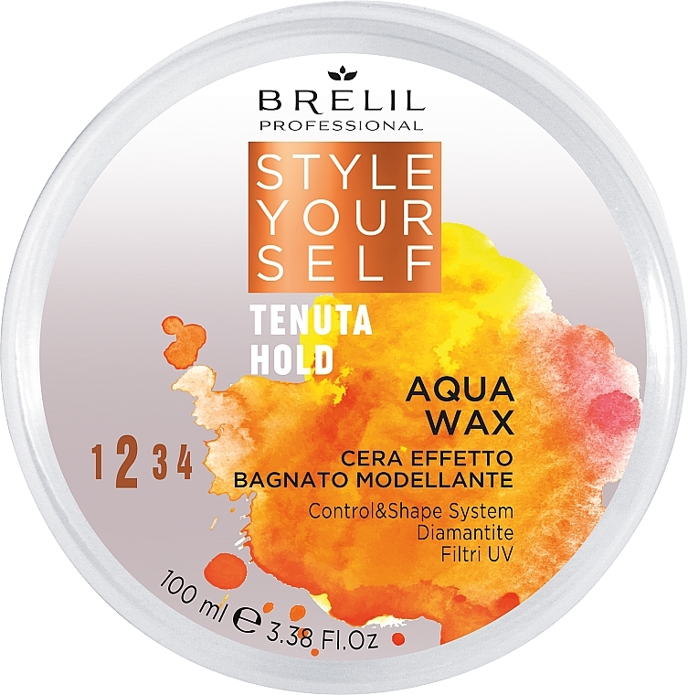 Hair Styling Wax - Brelil Style Yourself Hold Aqua Wax — photo N1