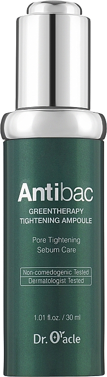 Antibacterial Face Serum - Dr. Oracle Antibac Green Therapy Tightening Ampoule — photo N2