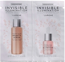 Fragrances, Perfumes, Cosmetics Set - Lumene Invisible Illumination (ser/2ml + highlighter/2ml)