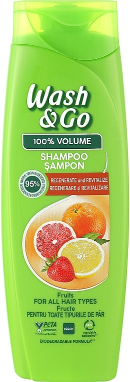 Fruit Shampoo for All Hair Types - Wash&Go — photo N1