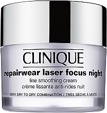 Fragrances, Perfumes, Cosmetics Face Cream - Clinique Repairwear Laser Focus Night Line Smoothing Cream Very Dry to Dry