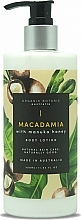 Fragrances, Perfumes, Cosmetics Macadamia & Manuka Honey Body Lotion - Organik Botanik Macadamia With Manuke Honey Body Lotion