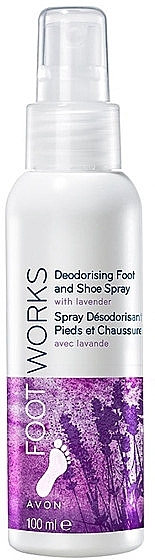 Refreshing & Deodorant Foot Spray "Lavender" - Avon — photo N1