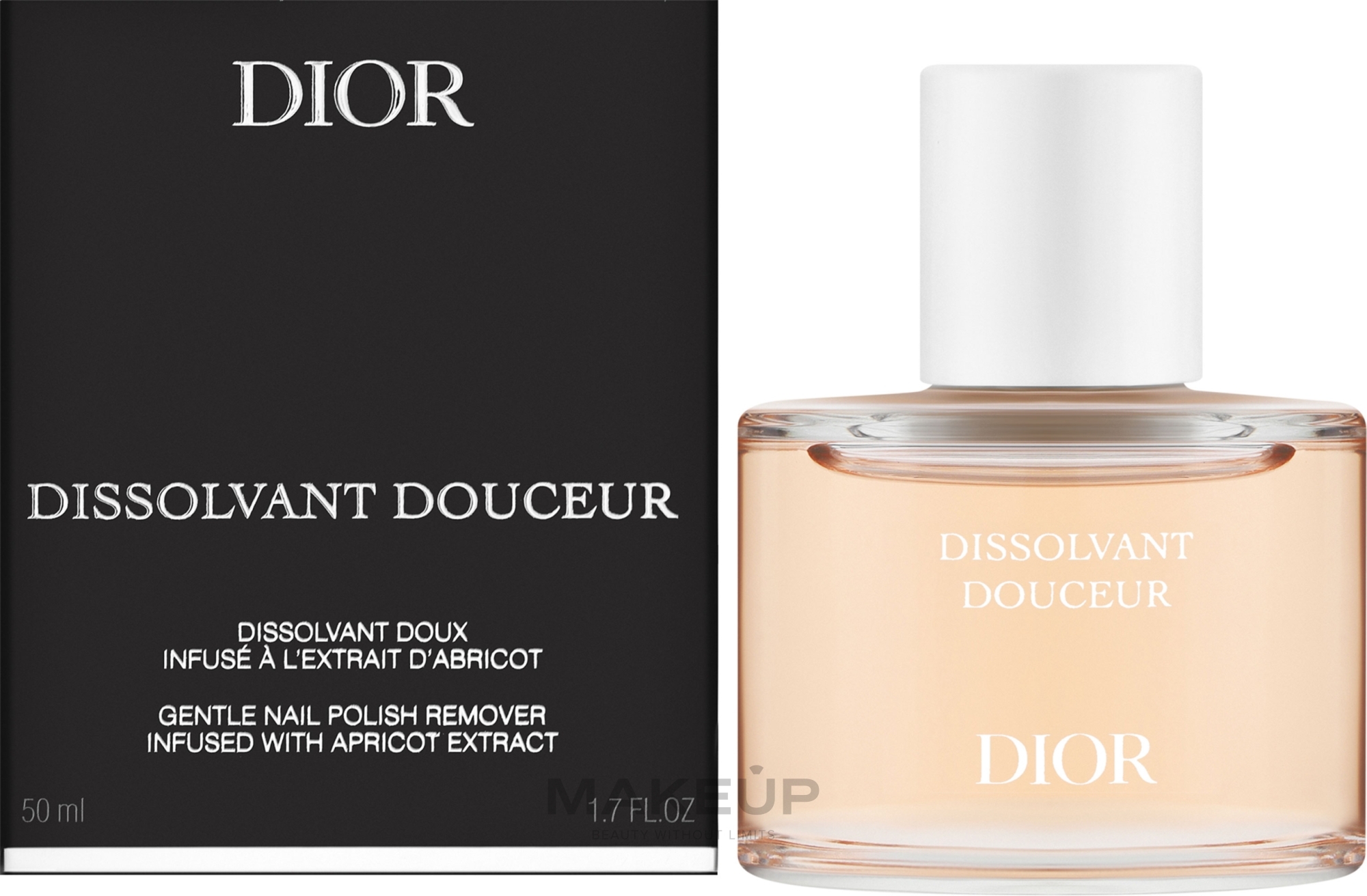 Nail Polish Remover - Dior Dissolvant Douceur Gentle Nail Polish Remover With Apricot Extract — photo 50 ml