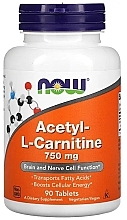 Fragrances, Perfumes, Cosmetics Dietary Supplement "Acetyl-L-Carnitine", capsules, 750 mg - Now Foods Acetyl-L-Carnitine