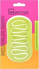 Detangling Brush, green - IDC Institute Neon Detangler Brush — photo N1