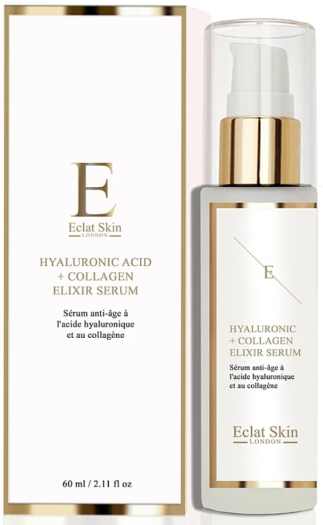 Set - Eclat Skin London Hyaluronic Acid & Collagen (f/ser/2x60ml) — photo N7