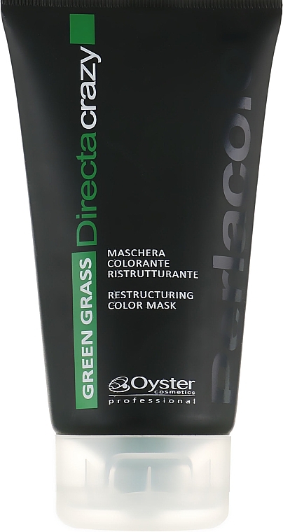 Tinted Hair Mask 'Green' - Oyster Cosmetics Directa Crazy Green Grass — photo N1