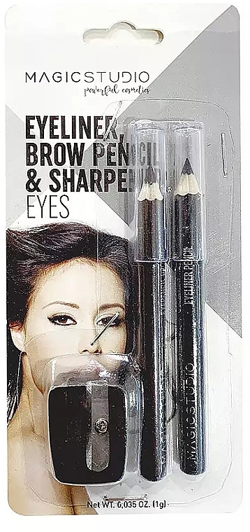 Set - Magic Studio Eyes (eye/pencil/05g + br/pencil/0.5g + accessories/1pcs) — photo N2