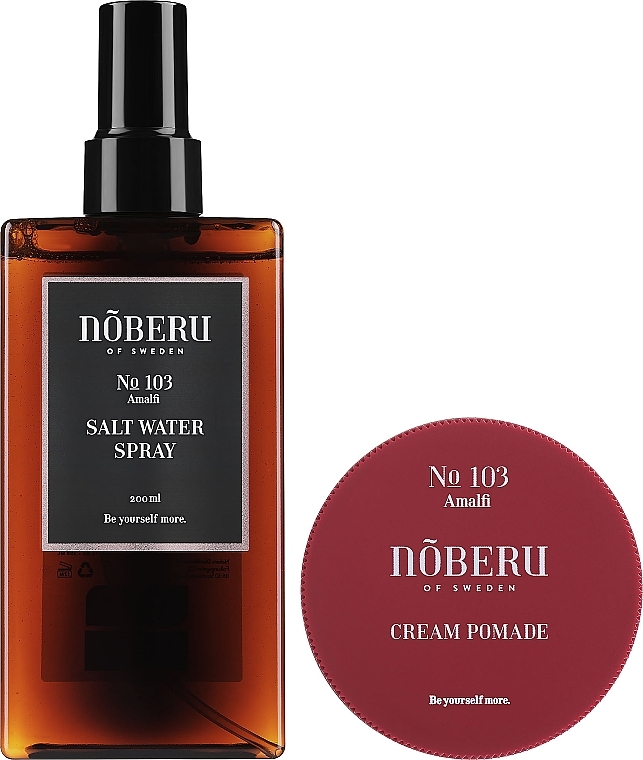 Set - Noberu Of Sweden Styling (hair/pomade/80 ml + hair/spray/200 ml) — photo N2