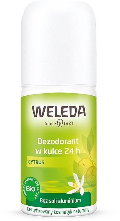 Roll-on Deodorant "Citrus" - Weleda Citrus 24h Deo Roll-On — photo N6