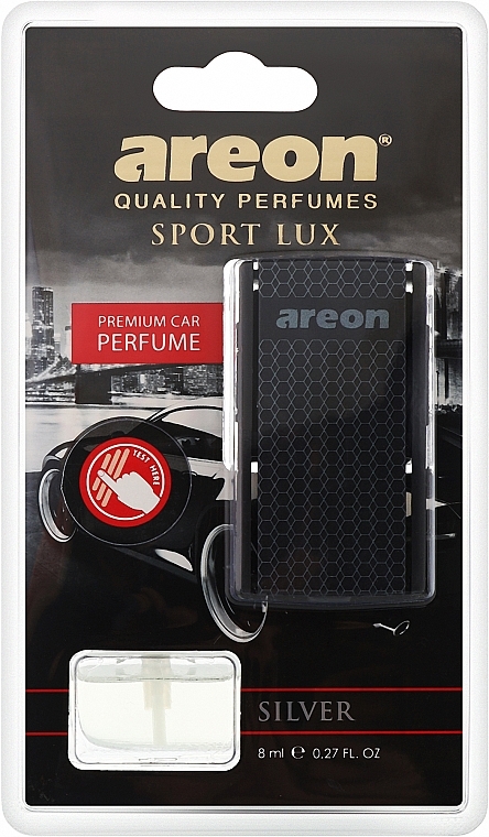 Air Freshener - Areon Car Blister Sport Lux Silver — photo N1