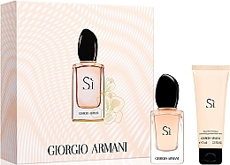 Fragrances, Perfumes, Cosmetics Giorgio Armani Si - Set (edp/30ml + b/lot/75ml)