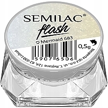 Fragrances, Perfumes, Cosmetics Nail Powder, 0.5 g - Semilac Flash