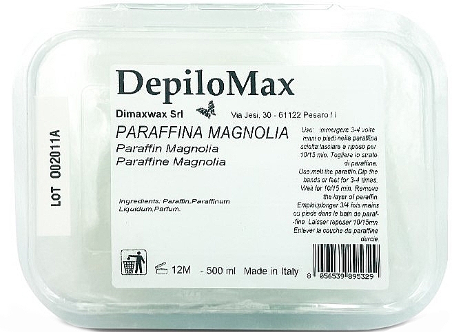 Magnolia Cosmetic Paraffin - DimaxWax DepiloMax Parafin Magnolia — photo N1