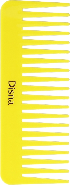 Wide Comb PE-29, 15.8 cm, yellow - Disna — photo N1