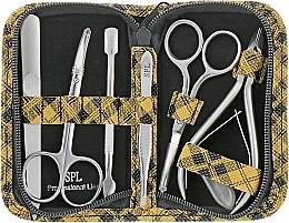 Manicure Kit, 6 tools, checkered, 77107P - SPL — photo N48