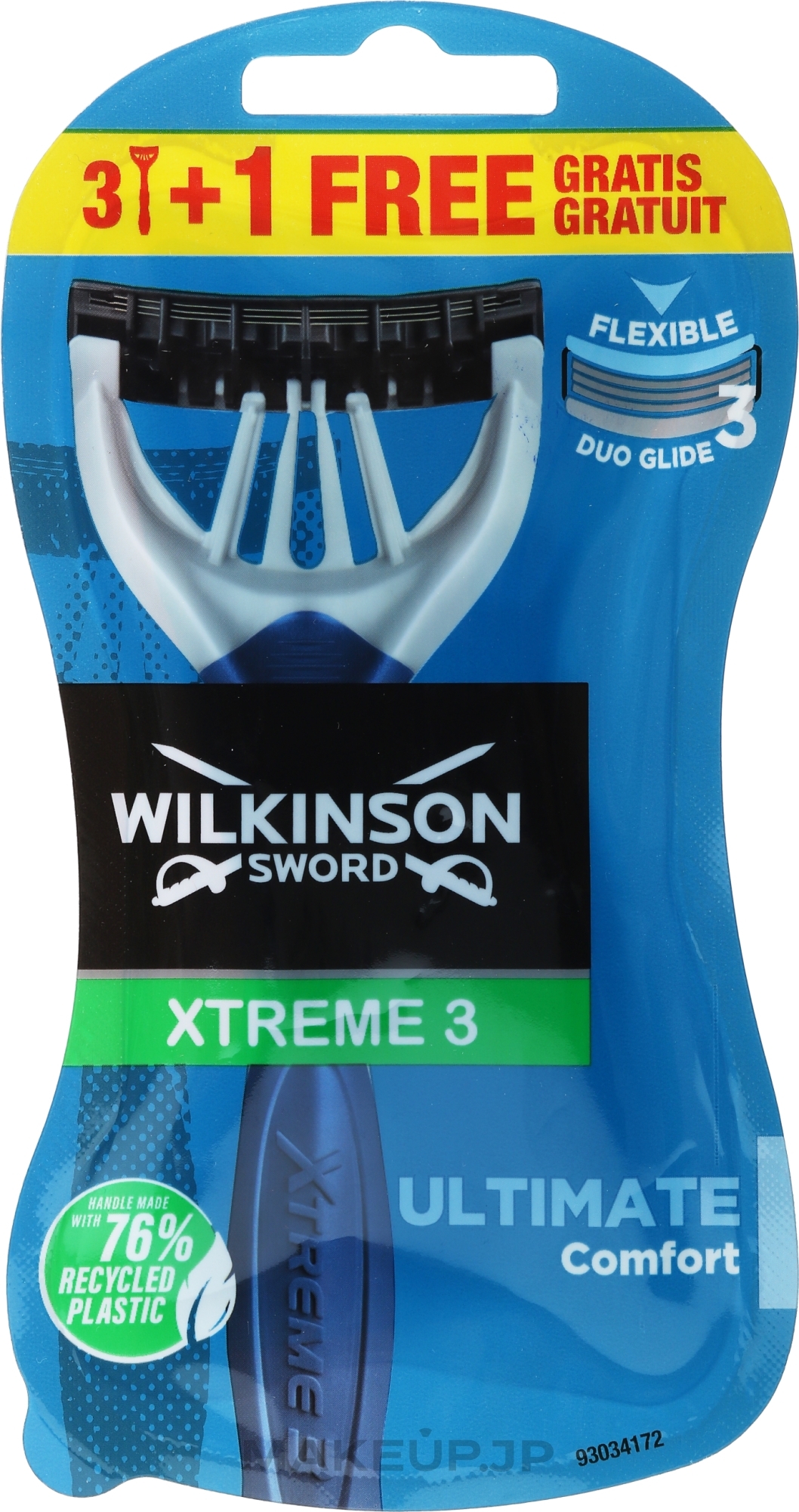 Shaving Razor - Wilkinson Sword Xtreme 3 Ultimate Plus — photo 4 pcs.