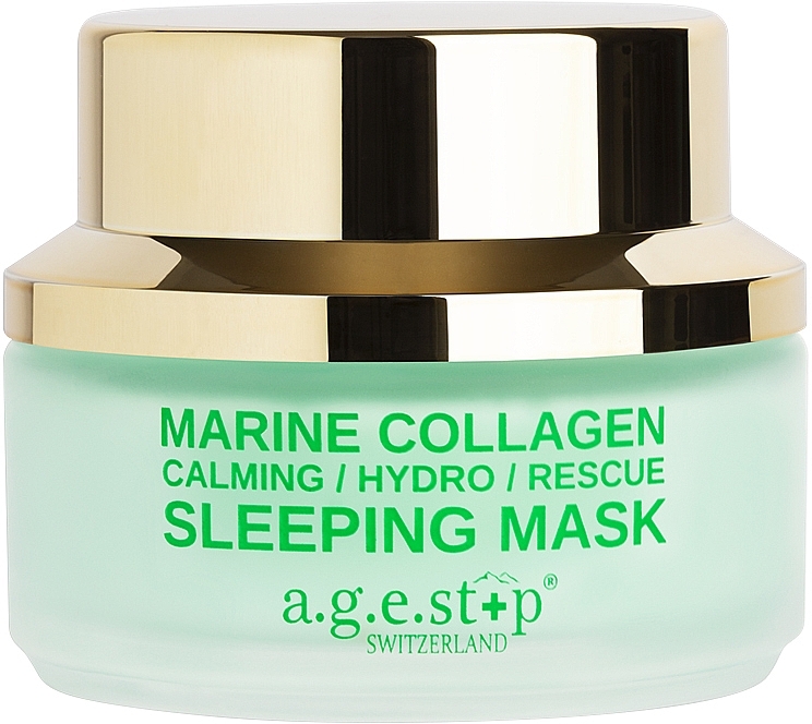 Collagen Night Face Mask - A.G.E. Stop Marine Collagen Sleeping Mask — photo N1