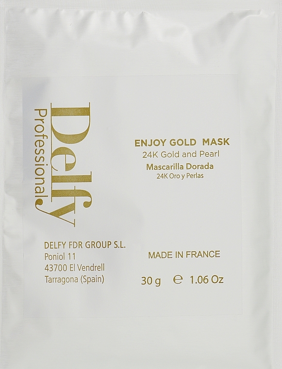 Exfoliating Face Mask - Delfy Cosmetics Enjoy Gold Mask — photo N3