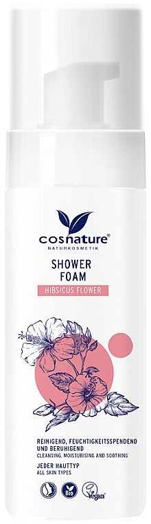 Shower Foam with Hibiscus Flower - Cosnature Shower Foam Hibsicus Flower — photo N1