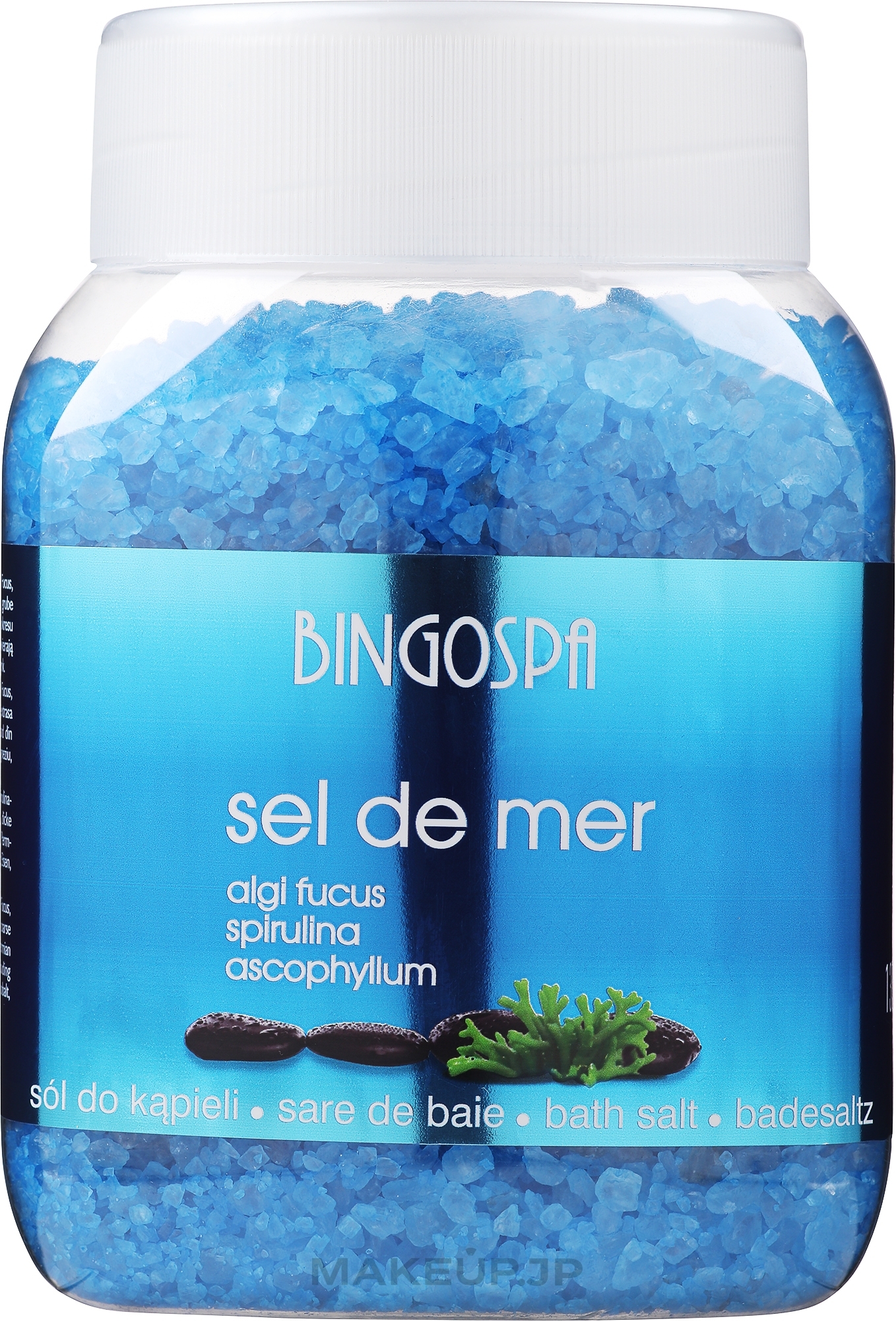 Bath Salt with Algae - BingoSpa Sel De Mer Algi Fucus Apirulina Ascophyllum — photo 1350 g