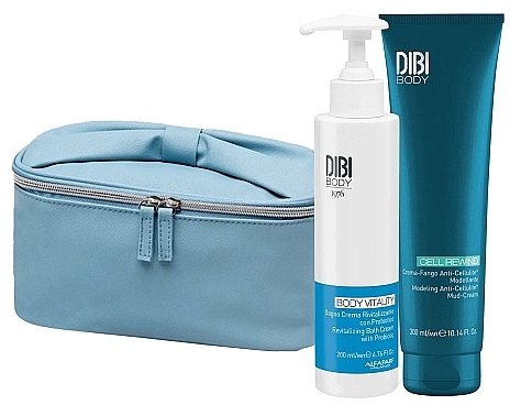 Set - Dibi Milano Cell Rewind My Cell Beauty Bag Kit (sh/cr/200 ml + body/cr/300 ml+ pouch) — photo N1