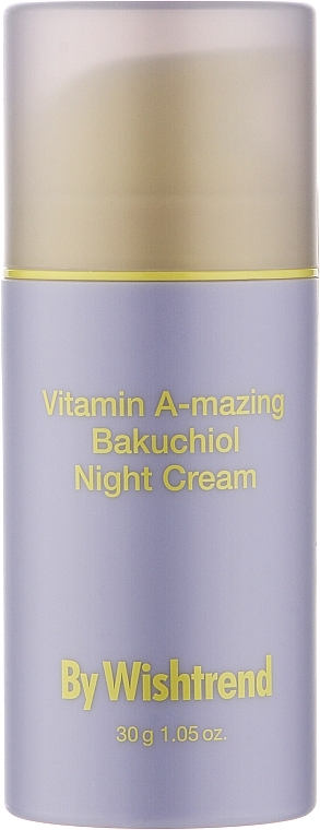 Retinol & Bakuchiol Night Face Cream - By Wishtrend Vitamin A-mazing Bakuchiol Night Cream — photo N1