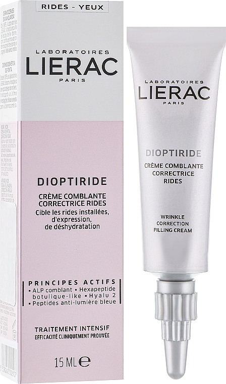 Wrinkle Correction Eye Filling Cream - Lierac Dioptiride Wrinkle Correction Filling Cream — photo N2