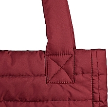 Women's Casual Quilted Puffer Bag 'Casual', marsala - MAKEUP — photo N2