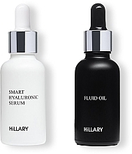 Fragrances, Perfumes, Cosmetics Face Care Set - Hillary Deep Hydration And Skin Regeneration (ser/30 ml + fluid/30ml)